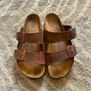 Brown BIRKENSTOCK Arizona Unisex Sandals
